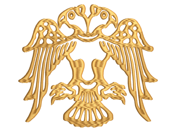 Double Headed Eagle Embroidery