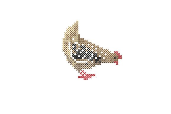 Easter Chicken Machine Embroidery