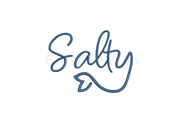 Salty Embroidery Design, Summer Design