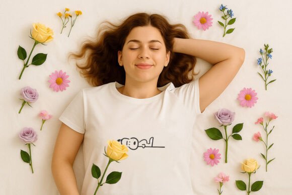 Sleeping Puppy Line Embroidery Design